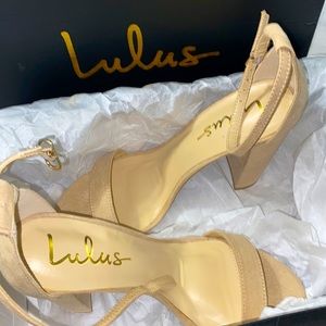 Lulus Nude Heels
